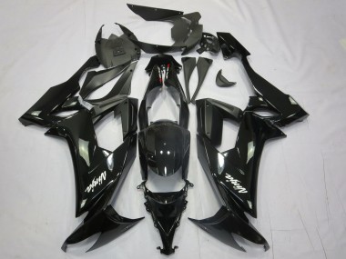 2008-2010 Schwarz Ninja ZX10R Verkleidung