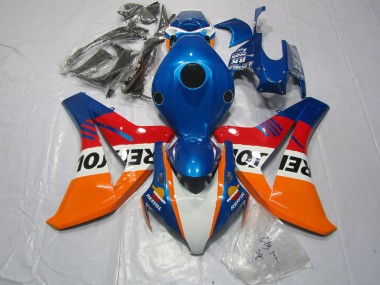 2008-2011 Blau Repsol & Rot CBR1000RR Verkleidung