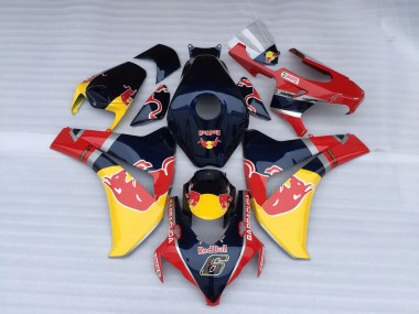 2008-2011 Blau Rot Bull CBR1000RR Verkleidung