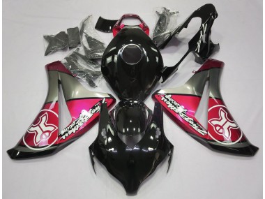 2008-2011 Candy Red Auf Schwarz Custom CBR1000RR Verkleidung