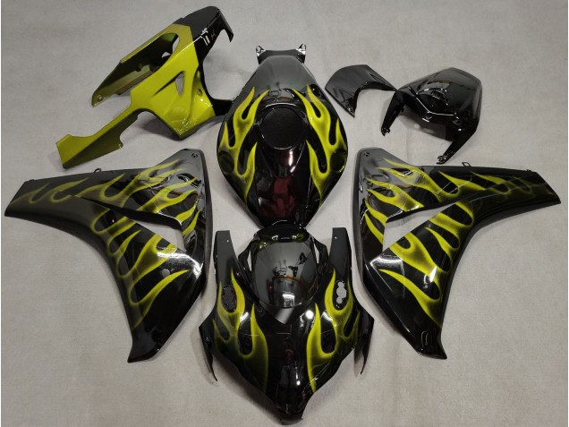 2008-2011 Gelb Flamme CBR1000RR Verkleidung 2008-2011 Gelb Flamme CBR1000RR Verkleidung