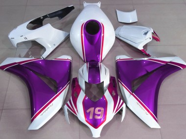 2008-2011 Glanz Lila & Weiß CBR1000RR Verkleidung