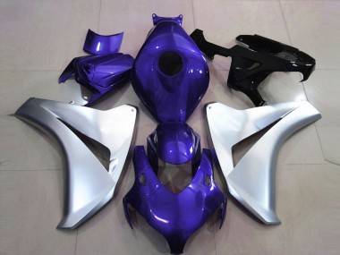 2008-2011 Glänzend Blau & Rot CBR1000RR Verkleidung