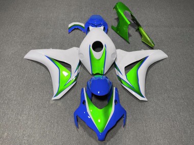 2008-2011 Glänzend Grün & Blau CBR1000RR Verkleidung