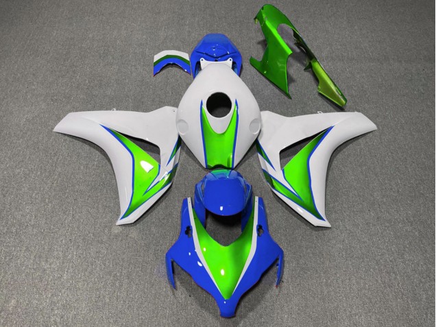 2008-2011 Glänzend Grün & Blau CBR1000RR Verkleidung 2008-2011 Glänzend Grün & Blau CBR1000RR Verkleidung