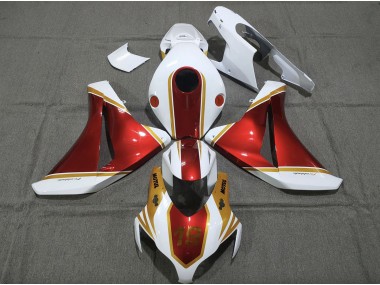 2008-2011 Gold & Rot 19 CBR1000RR Verkleidung