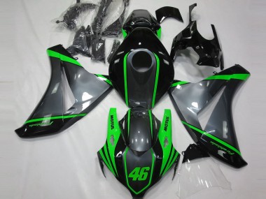 2008-2011 Grau Motul & Grün CBR1000RR Verkleidung