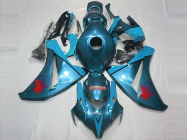 2008-2011 Hellblau Custom CBR1000RR Verkleidung