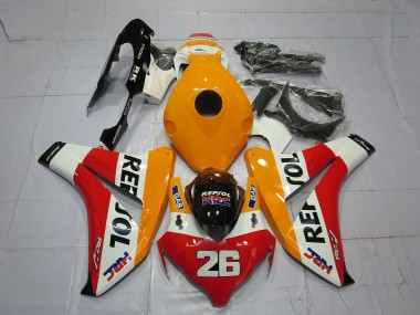 2008-2011 Hellorange Repsol CBR1000RR Verkleidung