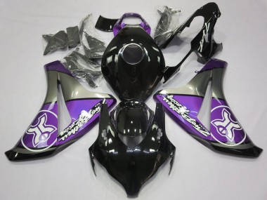 2008-2011 Lila Auf Schwarz Benutzerdefiniert CBR1000RR Verkleidung