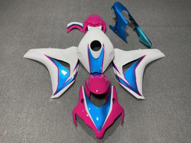 2008-2011 Pink & Blau Glänzend CBR1000RR Verkleidung