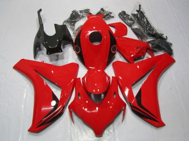 2008-2011 Rot Glänzend Klein-Akzent-Design CBR1000RR Verkleidung