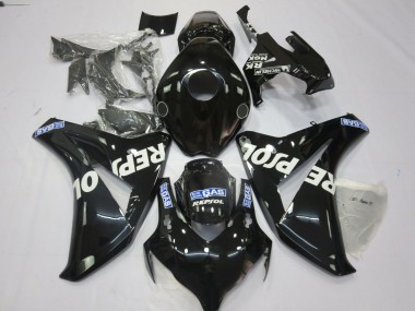 2008-2011 Schwarz Repsol CBR1000RR Verkleidung