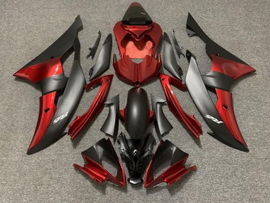 2008-2016 Benutzerdefiniert OEM Stil Rot / Schwarz R6 Verkleidung