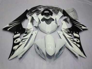 2008-2016 Weiß Flamme R6 Verkleidung