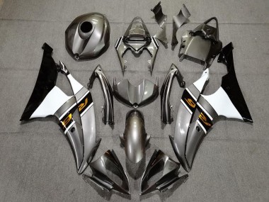 2008-2016 Glänzend Grau & Bronze R6 Verkleidung