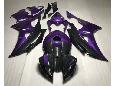 2008-2016 Lila Mit Carbonfaser-Stil R6 Verkleidung