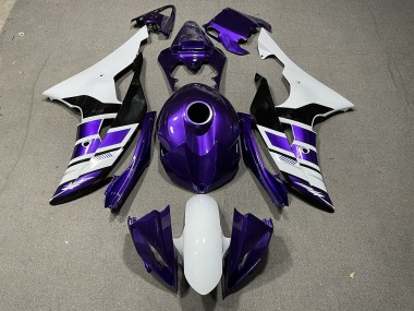 2008-2016 Lila-Schwarz-Weiß-Stil OEM R6 Verkleidung
