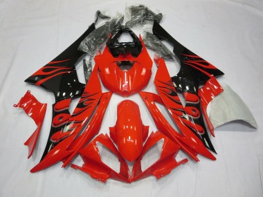 2008-2016 Rot Flamme R6 Verkleidung