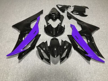 2008-2016 Schwarz Glänzend & Lila R6 Verkleidung