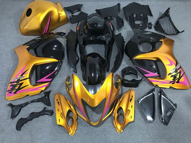 2008-2020 Glänzendes Gold Mit Schwarz GSXR 1300 Verkleidung 2008-2020 Glänzendes Gold Mit Schwarz GSXR 1300 Verkleidung