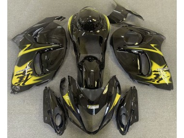 2008-2020 Glänzendes Schwarz & Gelb GSXR 1300 Verkleidung