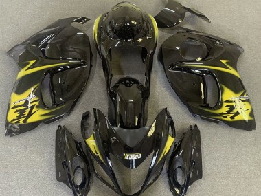 2008-2020 Glänzendes Schwarz & Gelb GSXR 1300 Verkleidung