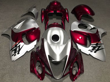 2008-2020 Rot Glänzend & Silber GSXR 1300 Verkleidung