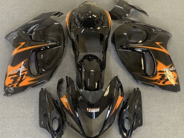 2008-2020 Schwarz Glänzend & Orange GSXR 1300 Verkleidung