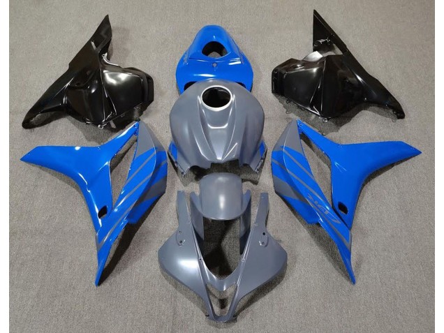 2009-2012 Doppelblau Auf Grau CBR600RR Verkleidung 2009-2012 Doppelblau Auf Grau CBR600RR Verkleidung