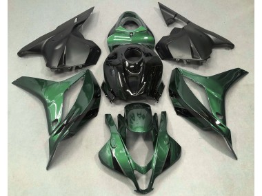 2009-2012 Dunkelgrün Mit Schwarz CBR600RR Verkleidung