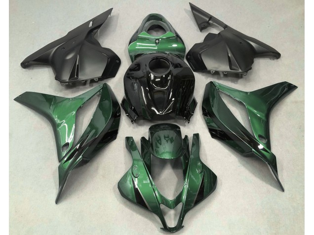 2009-2012 Dunkelgrün Mit Schwarz CBR600RR Verkleidung
