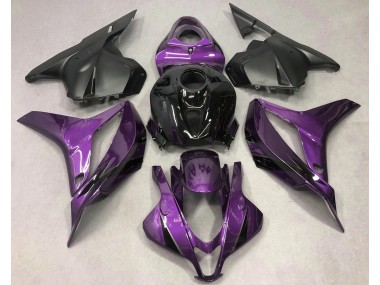 2009-2012 Dunkelviolett Mit Schwarz CBR600RR Verkleidung