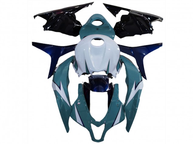 2009-2012 Glänzend Hellblau & Blau CBR600RR Verkleidung
