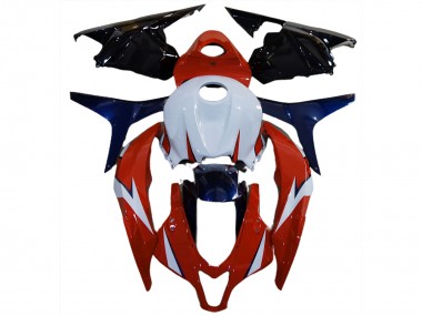2009-2012 Rot & Blau Glänzend CBR600RR Verkleidung