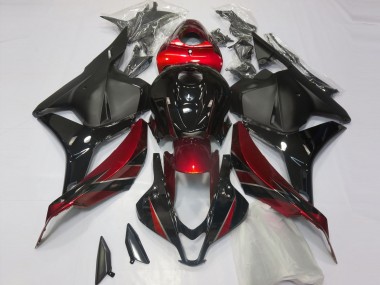 2009-2012 Rot Glänzend & Schwarz CBR600RR Verkleidung