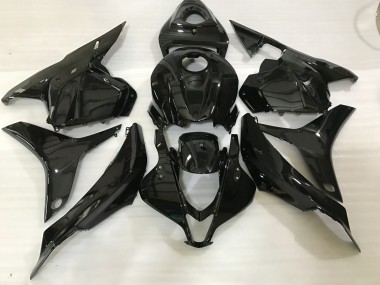 2009-2012 Schwarz Glänzend CBR600RR Verkleidung