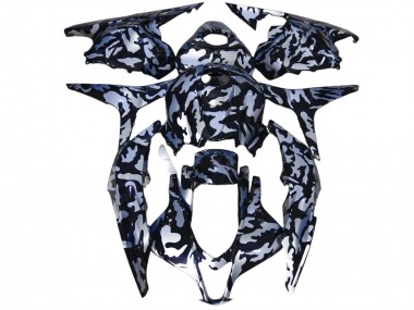 2009-2012 Silberner Schnee Tarnung CBR600RR Verkleidung