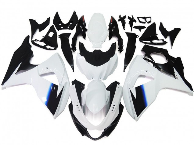 2009-2016 Glänzend Weiß & Schwarz GSXR 1000 Verkleidung