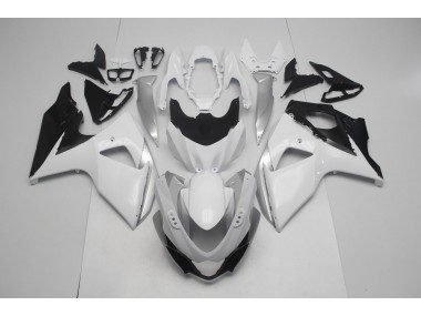 2009-2016 Glänzend Weiß & Silber GSXR 1000 Verkleidung