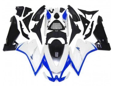2010-2015 Glänzend Weiß & Blau RSV4 1000 Verkleidung