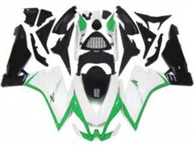 2010-2015 Glänzend Weiß & Grün RSV4 1000 Verkleidung