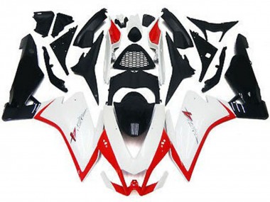 2010-2015 Glänzend Weiß & Rot RSV4 1000 Verkleidung