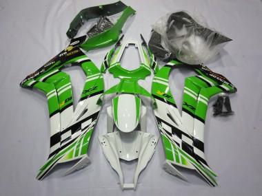 2011-2015 Grün-Weiß-Schwarz ZX10R Verkleidung