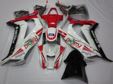 2011-2015 Rot Weiß Schwarz ZX10R Verkleidung