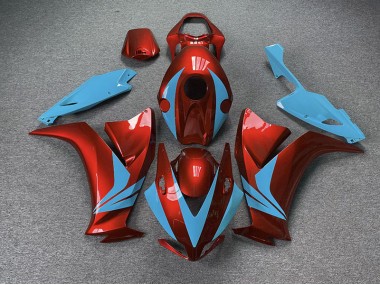 2012-2016 Rot Glänzend & Hellblau CBR1000RR Verkleidung