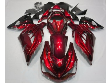 2012-2021 Feuerrot Glänzend ZX14R Verkleidung