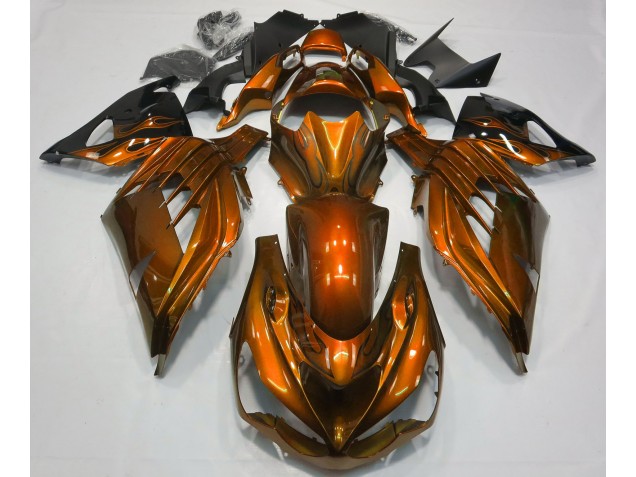 2012-2021 Gebranntes Orange Glänzend ZX14R Verkleidung 2012-2021 Gebranntes Orange Glänzend ZX14R Verkleidung