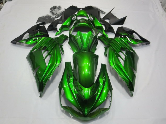 2012-2021 Grün Schwarz ZX14R Verkleidung 2012-2021 Grün Schwarz ZX14R Verkleidung