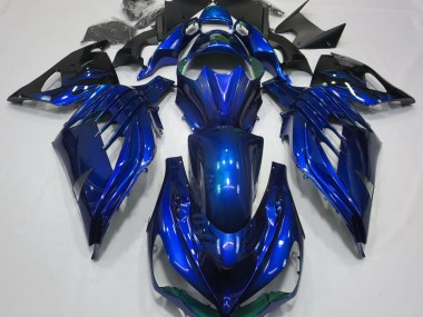 2012-2021 Ozeanblau Glänzend ZX14R Verkleidung